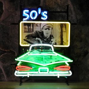 50s,fifties,neon,sign,neon sign,drive in,drive-in,james dean