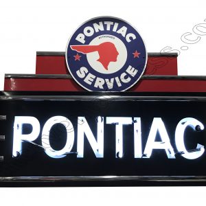 Pontiac Art Deco Neon Sign