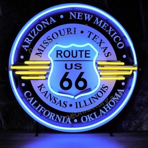 route 66,americana,route,66,neon,route 66 neon,neon sign,sign,mancave,man,cave