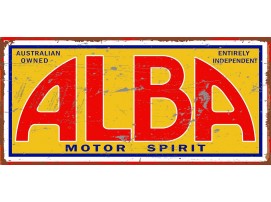 Alba Motor Spirit Large Sign