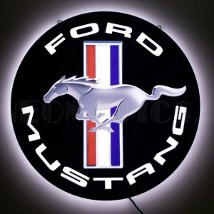 ford,mustang,led,light,sign,ford mustang,mancave,man,cave,vintage,retro