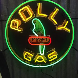 polly,gas,neon,sign,light,retro,vintage,mancave,man,cave,polly gas,pollygas,shed
