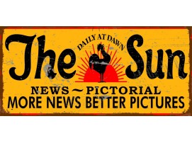 The Sun Daily Large Sign