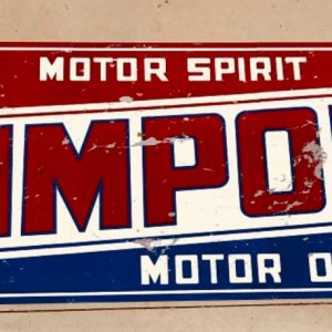 Ampol Motor Spirit Large Sign