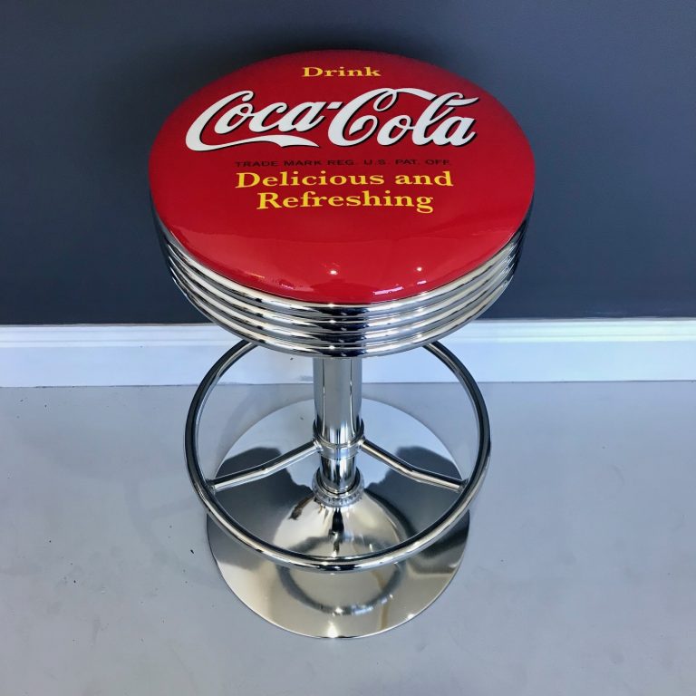 Coke Writing Stool - Man Cave Madness