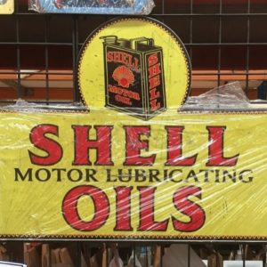 Shell Lubricating Oils Large Sign
