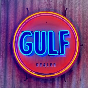 Gulf 24" Neon Sign - NEW! IN STOCK NOW!