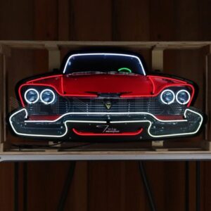 chevelle grill neon sign in steel can (copy)